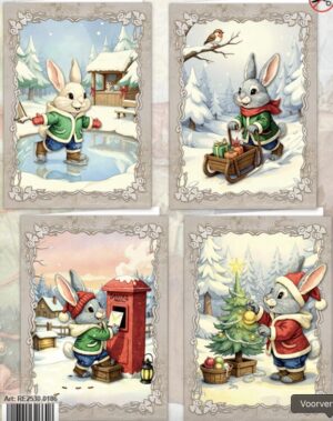 Creative Cut Outs Kaartenpakket - Bunny Wonderland 01