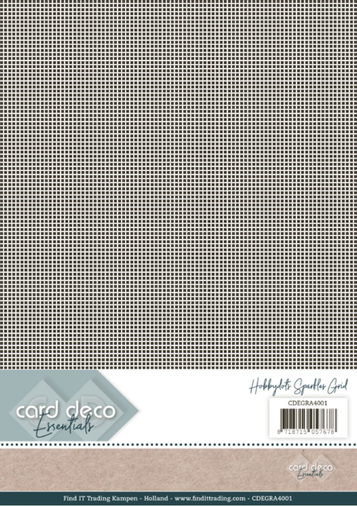 Card Deco Essentials Hobbydots Sparkles Grid