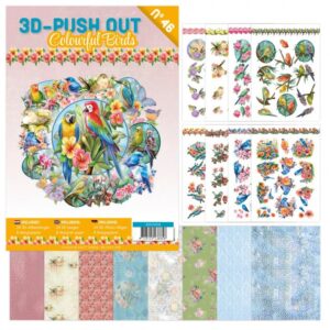 3D Push-Out Book 46 Colourful Birds