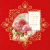 3D Velvet Cards Nr. 3 Rose Bouquet - Afbeelding 4