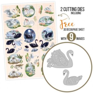 Amy Design - Actie Set Swans + Knipvel - ADSET10002