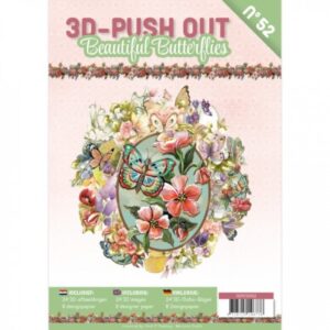 3D Push-Out Book 52 Beautiful Butterflies