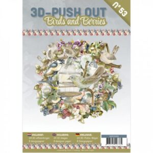 3D Push-Out Book 53 Birds and Berries