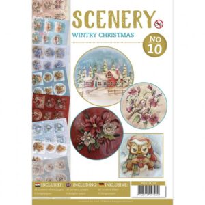3D Push-Out Book Scenery Nr. 10 Wintry Christmas
