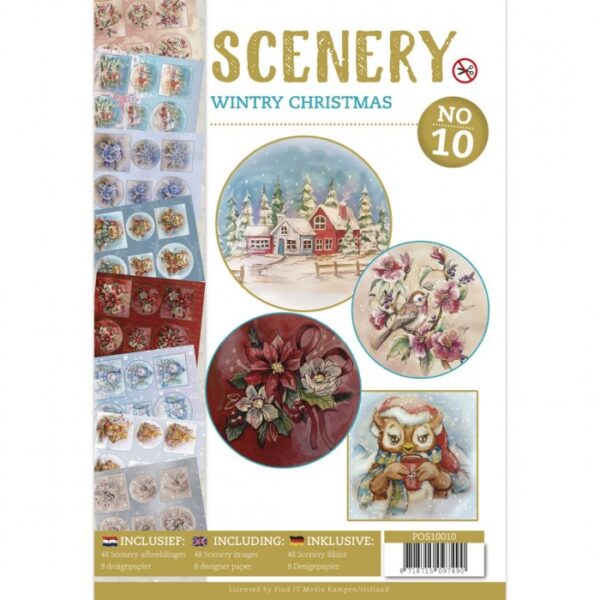 3D Push-Out Book Scenery Nr. 10 Wintry Christmas