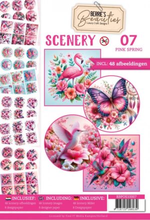 Push-Out Book Scenery Nr. 07 Pink Spring