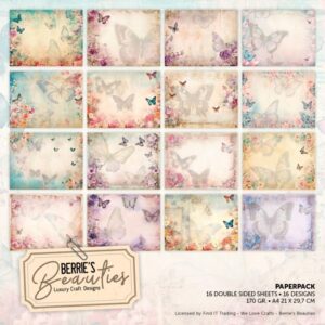 Berries beauties paperpack butterflies