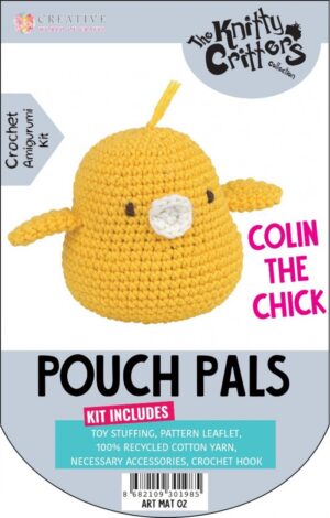 Pouch Pals haakpakket - Colin The Chick