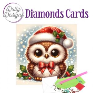 Diamond Painting Dotty Design Diamonds Cards | Christmas Owl 2