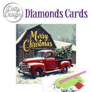 Diamond Painting Dotty Design Diamonds Cards | Pickup Truck
