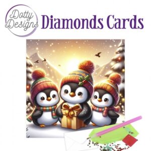 Diamond Painting Dotty Design Diamonds Cards | Penguin 1