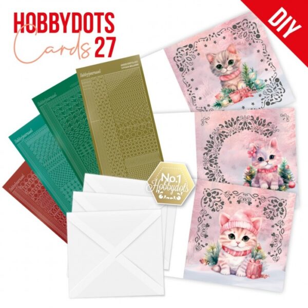 Hobbydots Cards Nr. 27 Pink Christmas