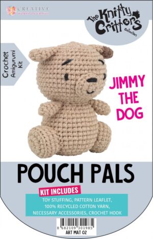 Pouch Pals haakpakket - Jimmy the Dog