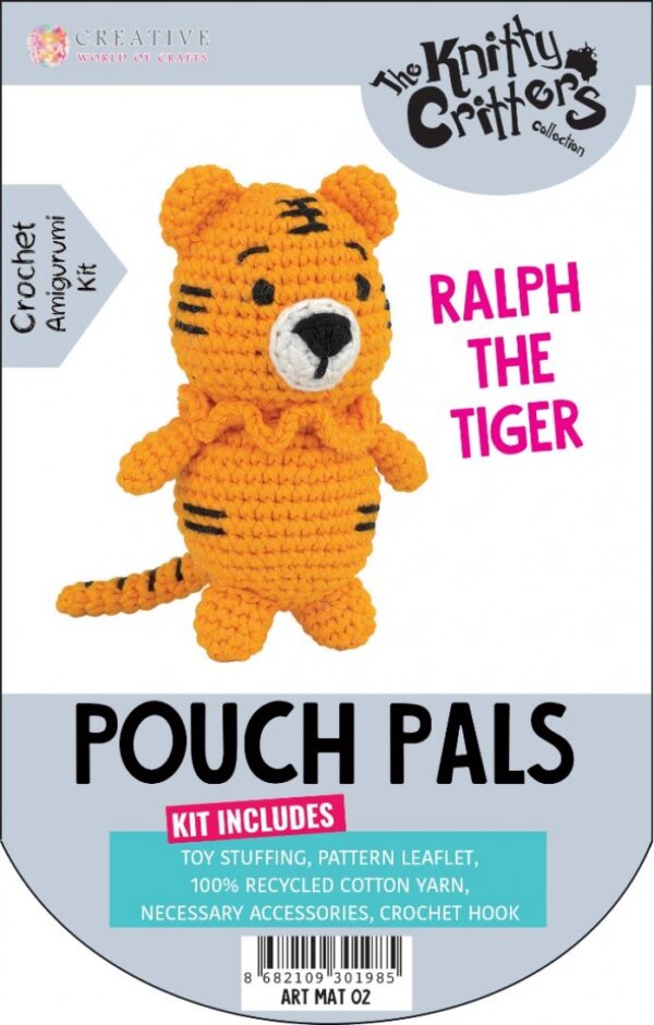 Pouch Pals haakpakket - Ralph The Tiger
