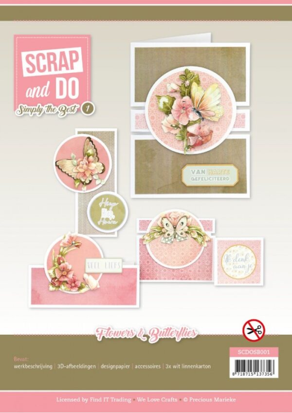 Scrap and Do Simply The Best Nr. 1 Flowers & Butterflies