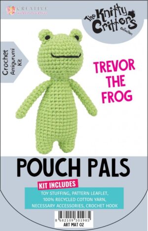 Pouch Pals haakpakket - Trevor The Frog