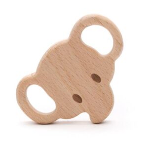 Durable Houten Bijtring Olifant