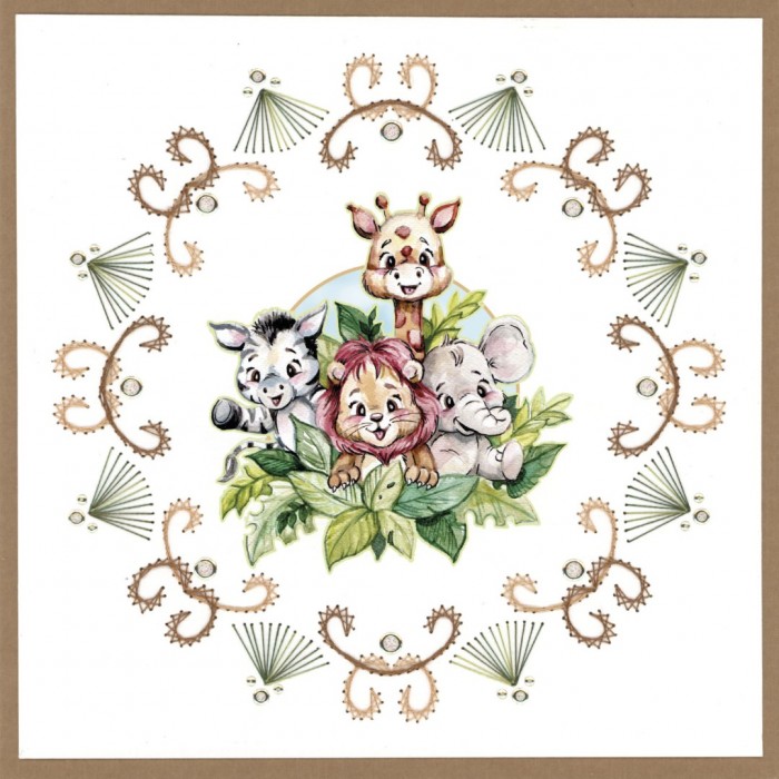 Creative Embroidery Nr. 48 Jungle Party - Afbeelding 7