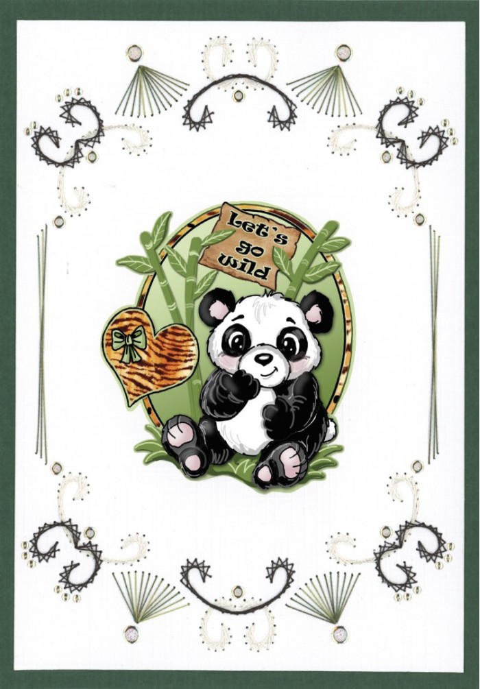 Creative Embroidery Nr. 48 Jungle Party - Afbeelding 6