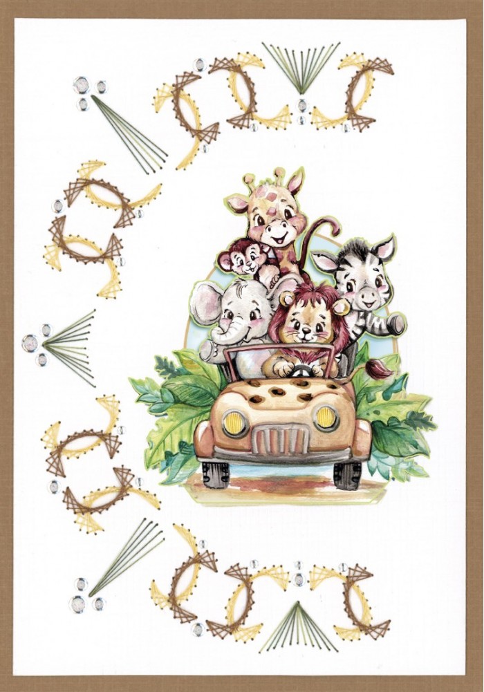 Creative Embroidery Nr. 48 Jungle Party - Afbeelding 4