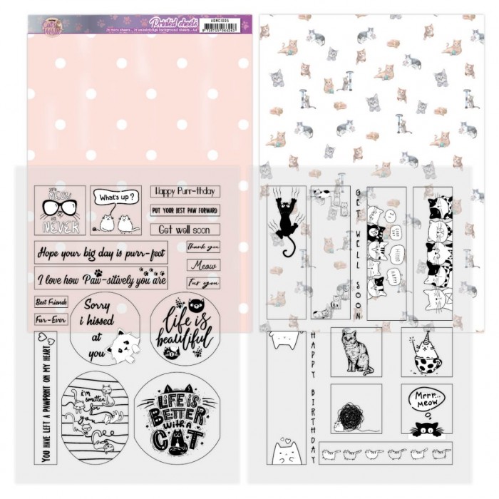Mica Sheets - Amy design - Cat's World - ADMC1005