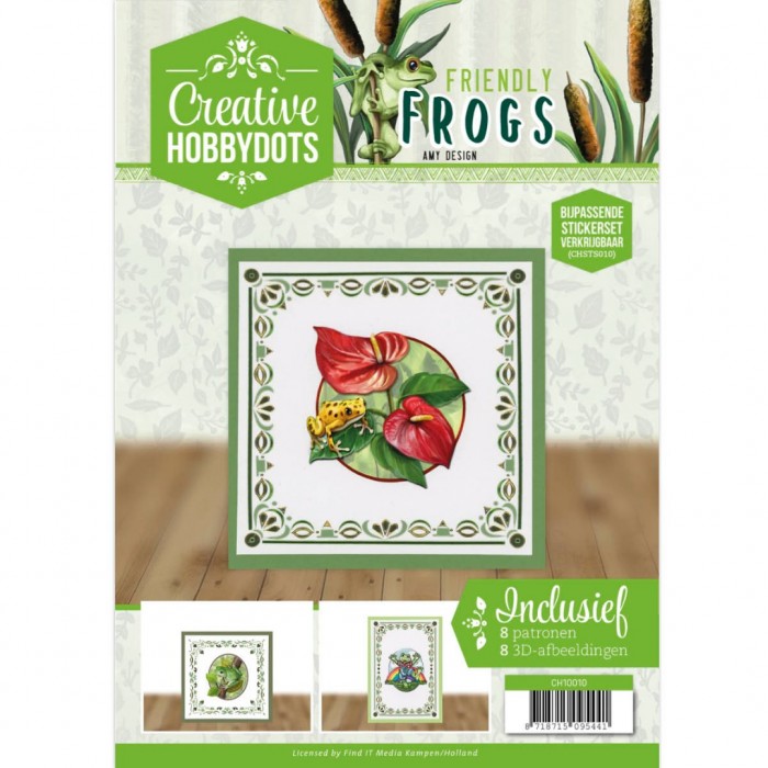 Creative Hobbydots Nr. 10 Friendly frogs - inclusief stickers
