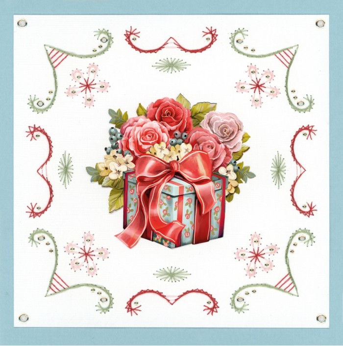 Creative Embroidery Nr. 61 Rose decorations - Afbeelding 3