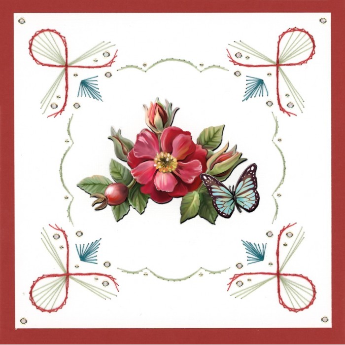 Creative Embroidery Nr. 61 Rose decorations - Afbeelding 5