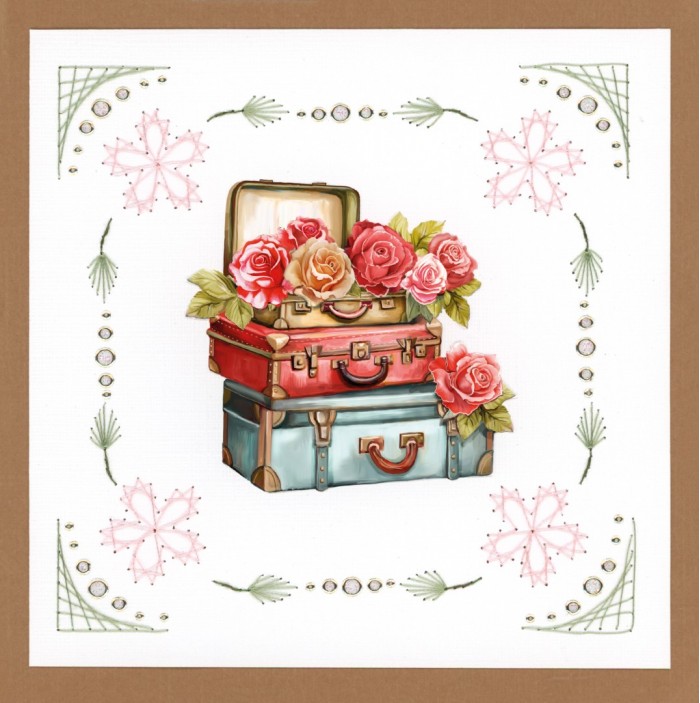 Creative Embroidery Nr. 61 Rose decorations - Afbeelding 8