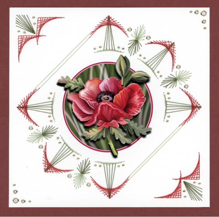 Creative Embroidery Nr. 61 Rose decorations - Afbeelding 2