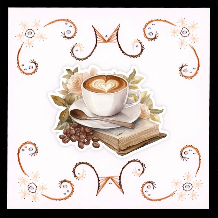 Creative Embroidery Nr. 68 Coffee Moments - Afbeelding 2