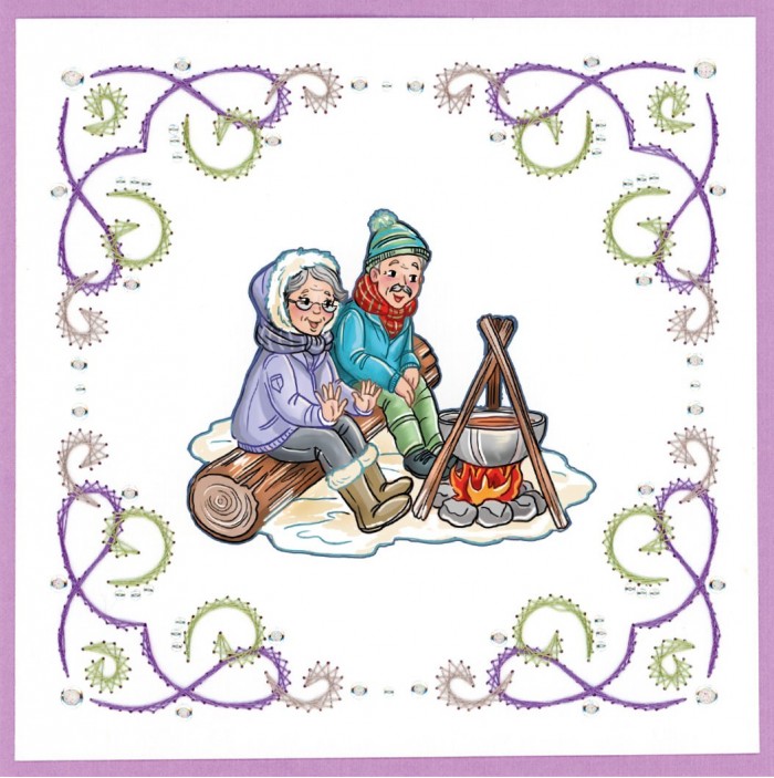 Creative Embroidery Nr. 45 Nordic Winter - Afbeelding 2