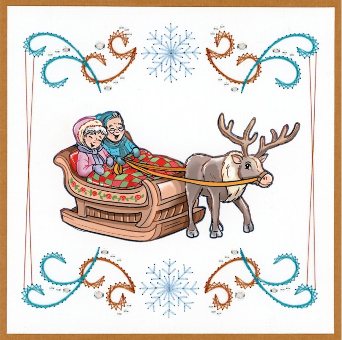 Creative Embroidery Nr. 45 Nordic Winter - Afbeelding 5