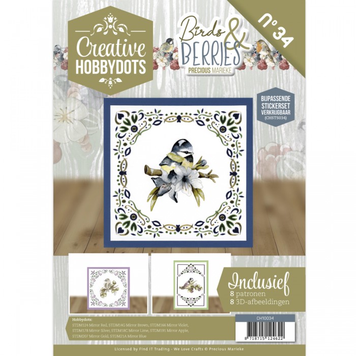 Creative Hobbydots Nr. 34 Birds and Berries