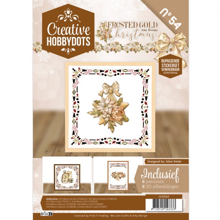 Creative Hobbydots Nr. 54 Frosted Gold Christmas