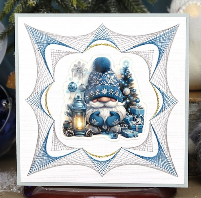 Push-out sheet - 3D - Berrie's Beauties - Gnomie Holidays: Emerald - SB11050 - Afbeelding 2