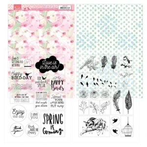 Mica Sheets - Jeanine's Art - Happy Birds - JAMC1003