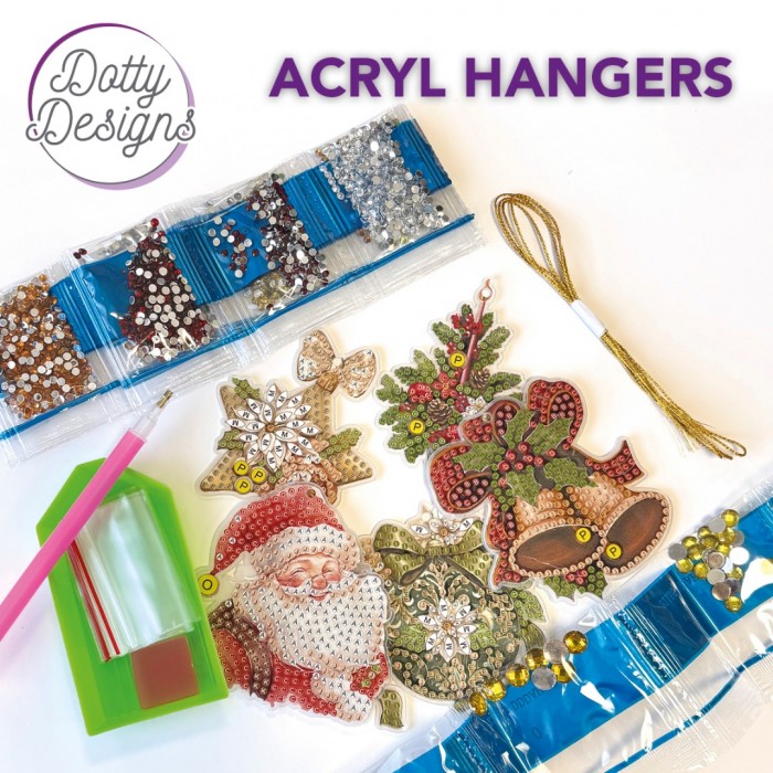 Dotty Designs Acryl Hangers Christmas