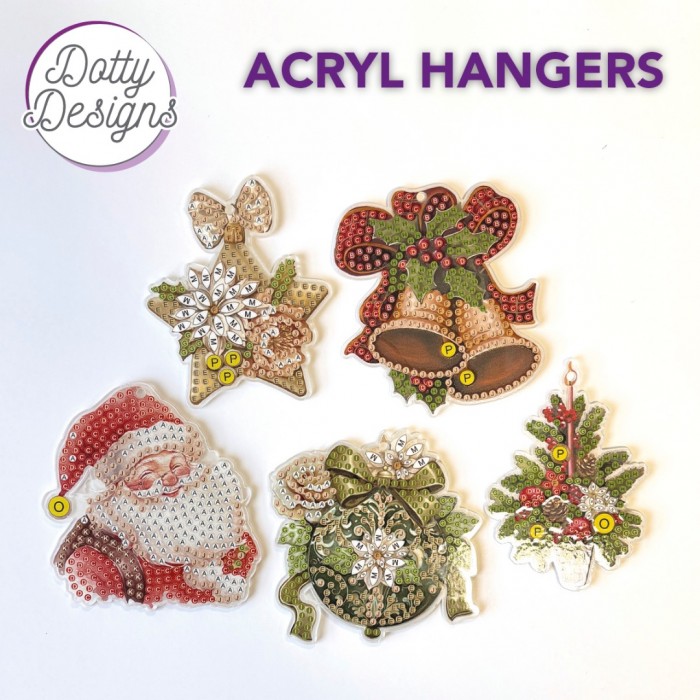 Dotty Designs Acryl Hangers Christmas - Afbeelding 2
