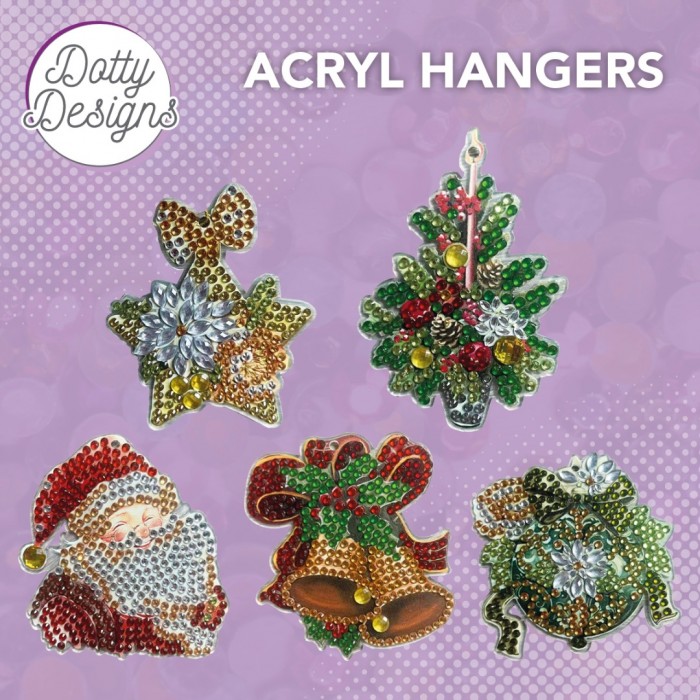Dotty Designs Acryl Hangers Christmas - Afbeelding 3
