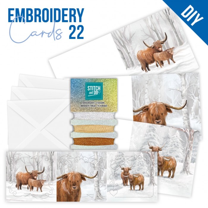 Embroidery Cards Nr. 22 Sturdy Winter
