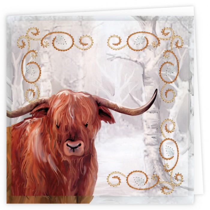 Embroidery Cards Nr. 22 Sturdy Winter - Afbeelding 3