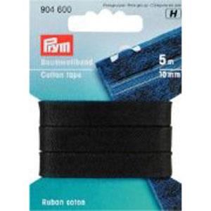 Prym Katoenband Zwart