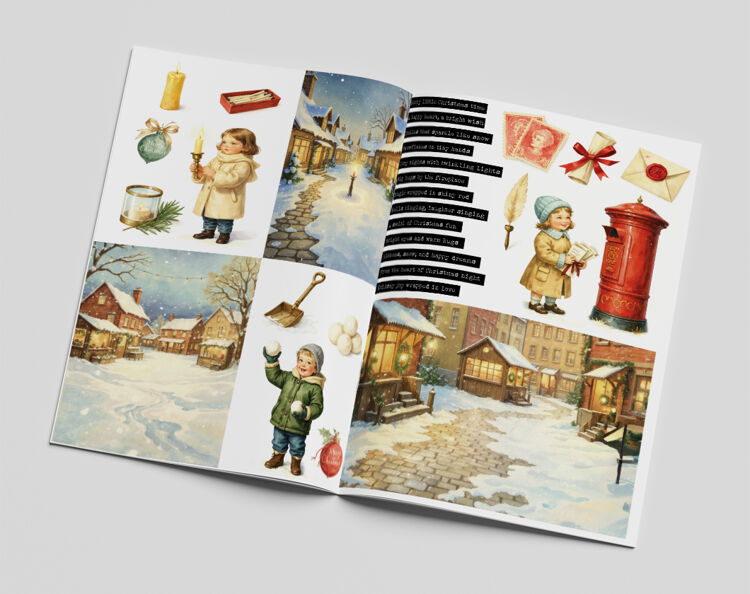 Creative Cut Outs art journaling and card making 7 - All About Christmas - Afbeelding 2