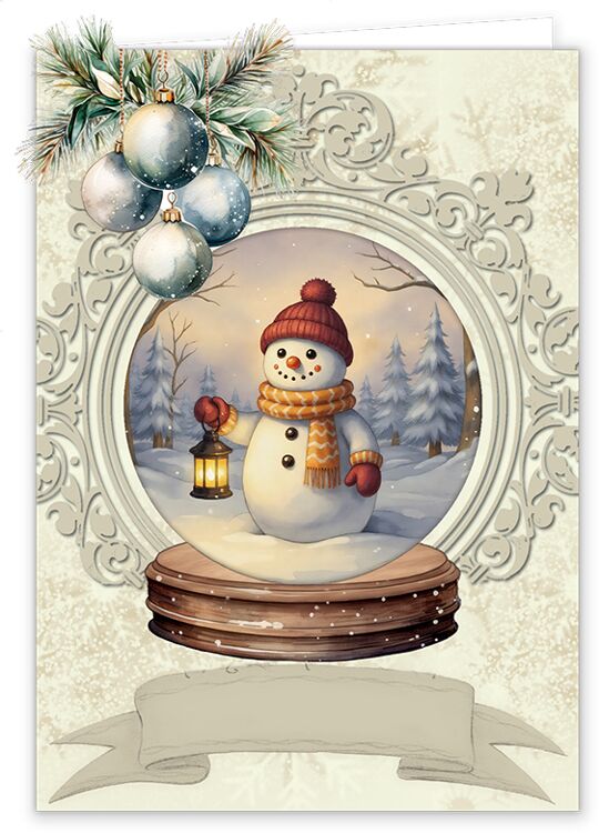 Kaartenpakket All About Christmas - Frosted Snowglobes - Afbeelding 3