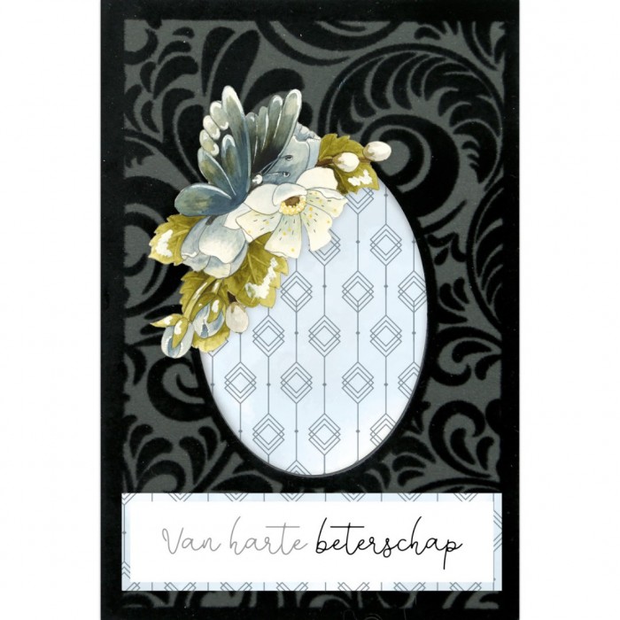 3D Velvet Cards A6 - Wonderful Blue - Afbeelding 5