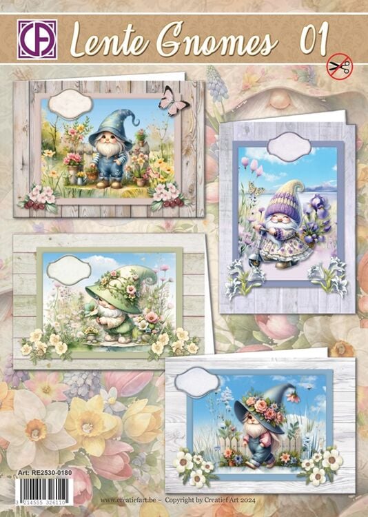Creative Cut Outs Kaartenpakket - Lente Gnomes 01
