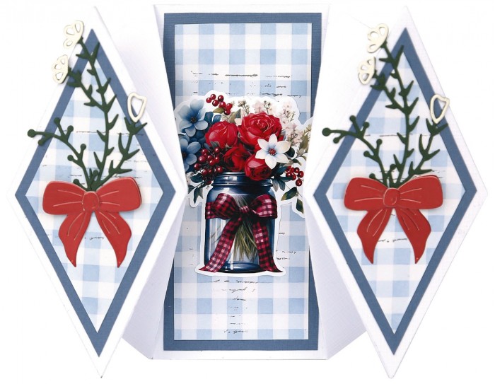 Push-out sheet - 3D - Berrie's Beauties - Frosted Florals: Vase - SB11060 - Afbeelding 8