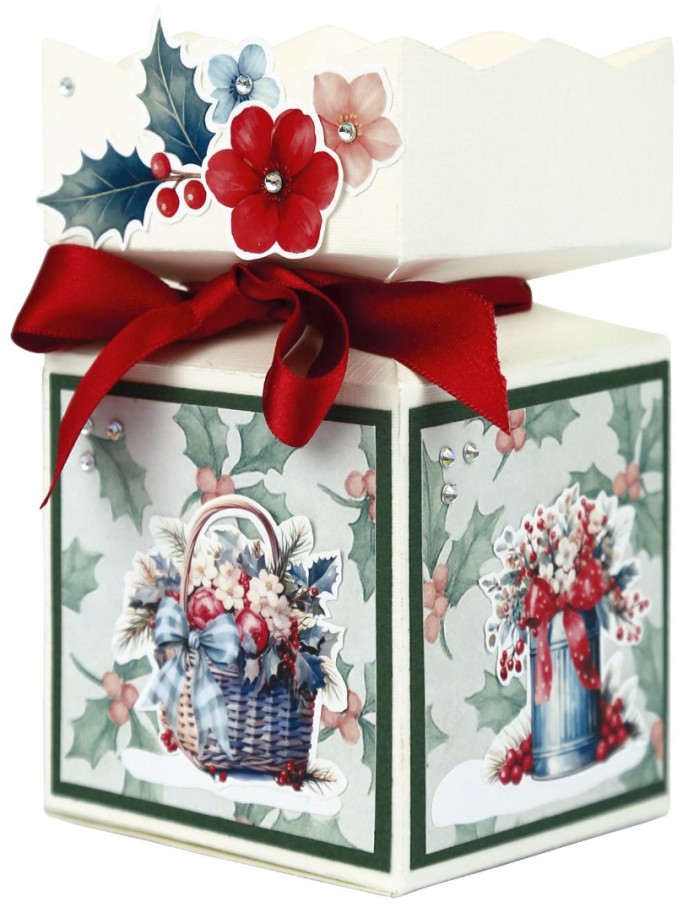 Push-out sheet - 3D - Berrie's Beauties - Frosted Florals: Vase - SB11060 - Afbeelding 6