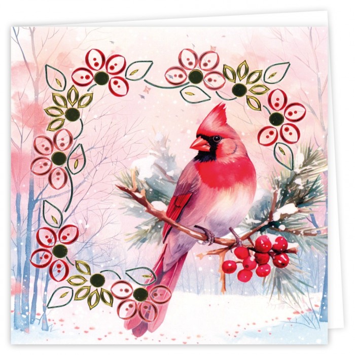 Hobbydots Cards Nr. 31 Red Birds - Afbeelding 3